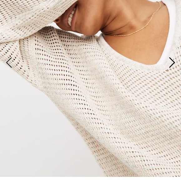 Nwot Madewell rainbow marked Seville pullover sweater - Picture 2 of 10